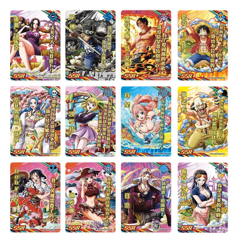 One Piece Collection Cards Rare Booster Box Pack Anime Luffy Zoro