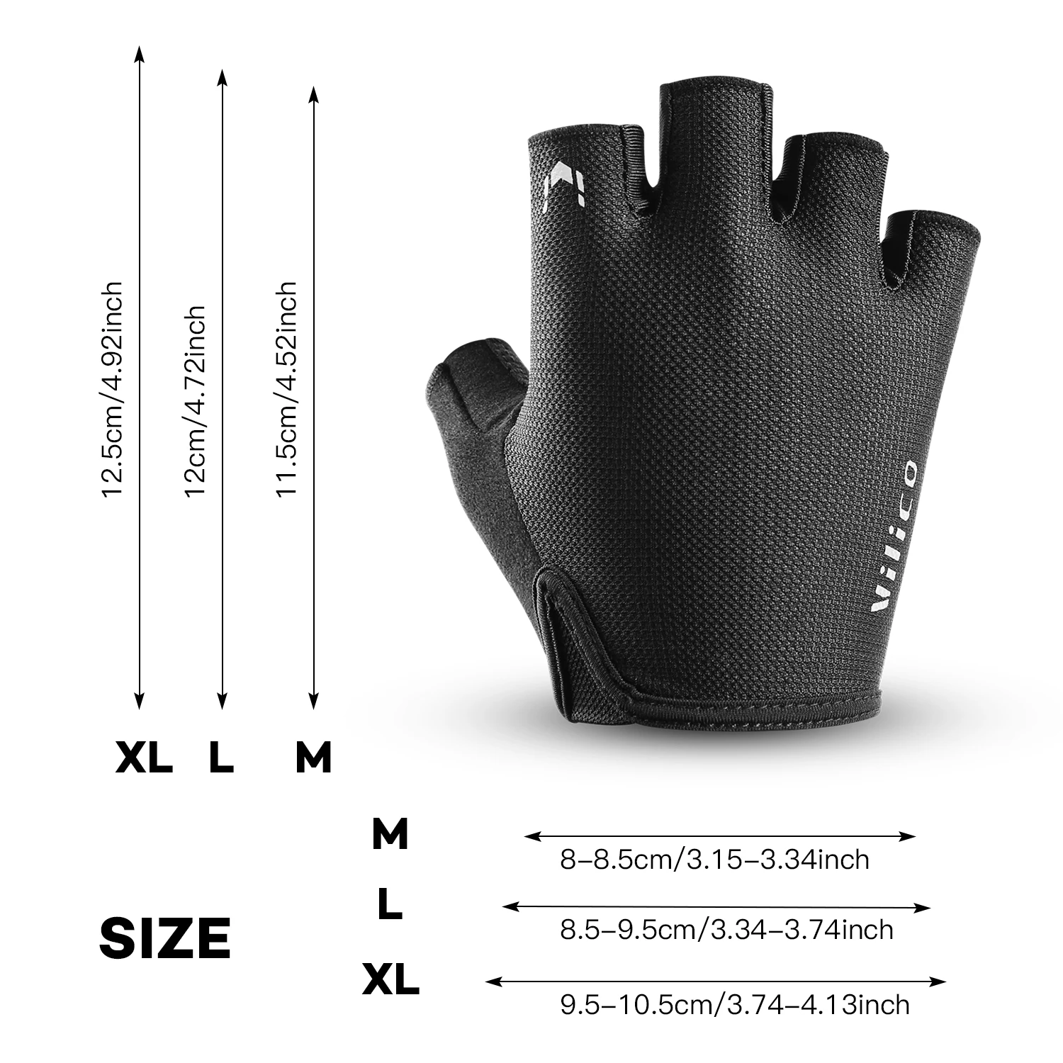Cycling Gloves,Outdoor Sports And Fitness Half Finger Gloves,Iron Rolling,Wear-Resistant,Anti Slip,Breathable Fishing Gloves
