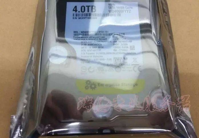 For WD4000FYYZ 4TB 7 2K SATA 4T hard disk