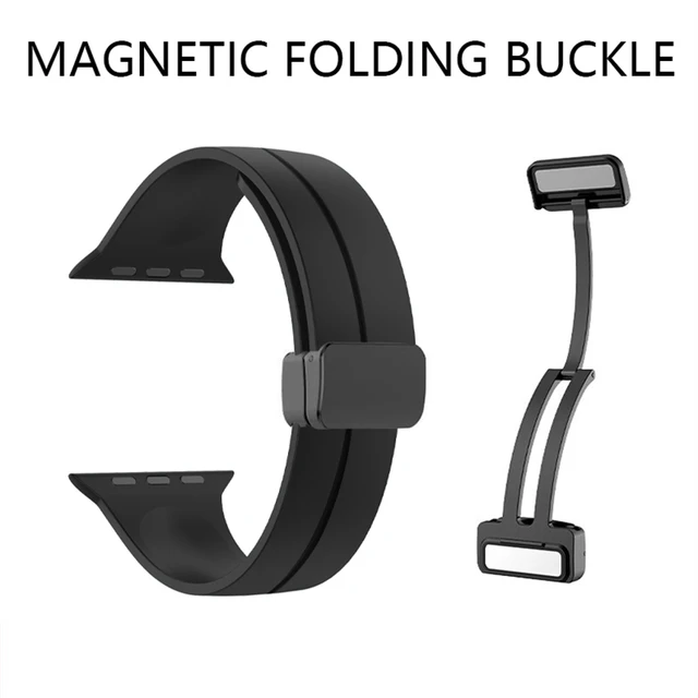 Bracelet Magnetic Band Apple Watch  Magnetic Strap Apple Watch Series -  Silicone - Aliexpress