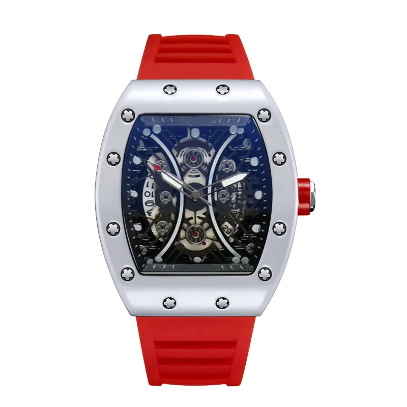 Montre pour hommes lumière marque de luxe cadran baril de vin à la mode nuit lueur montre de sport calendrier horloge Reloj L146