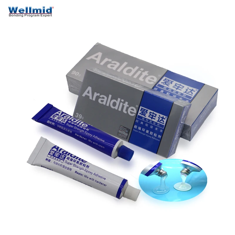 HUNTSMAN Araldite 90 minutes Standard Bonding sound coil metal electronics and other uses Super strong universal AB adhesive |