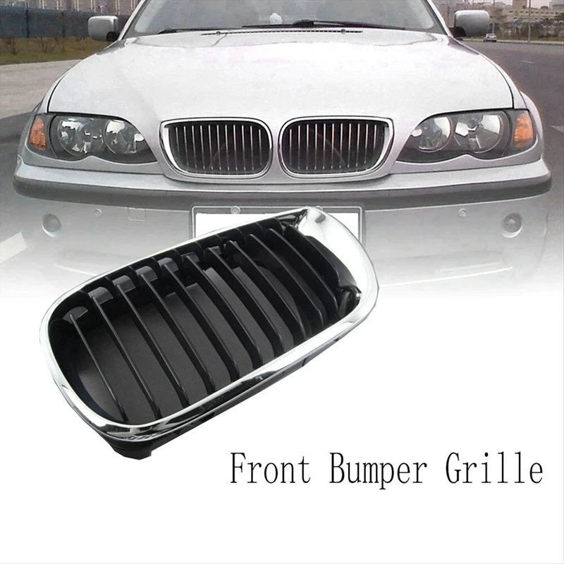 자동차 키드니 그릴, BMW E46 3 시리즈 320I 325I 325Xi 330I 330Xi 1998-2005 프론트 범퍼 51137030545 51137030546