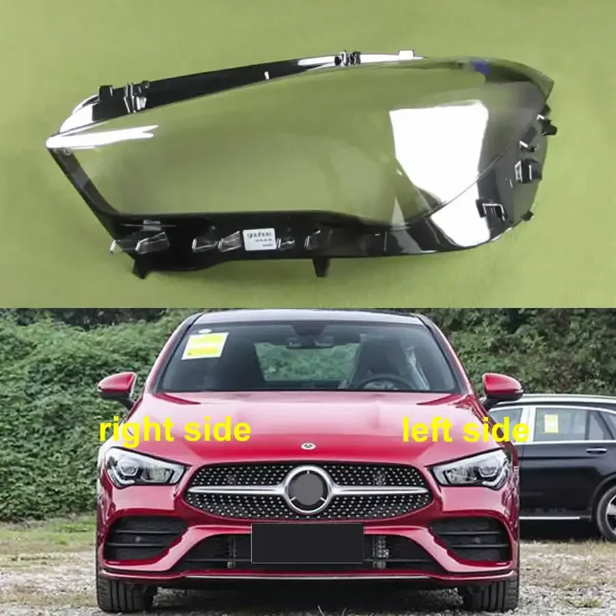 

For Benz W118 CLA 2020 2021 Transparent Headlamp Cover Lampshade Headlight Shell Lens Plexiglass Auto Replacement Parts