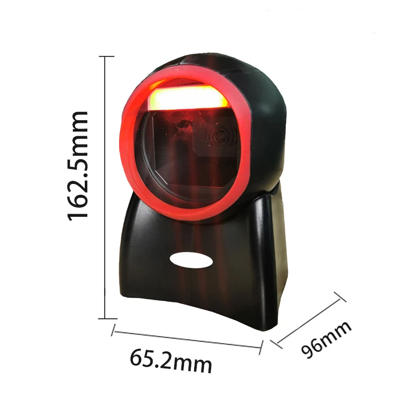 Barcode Scanner Omnidirectional Desktop Automático 1d 2d qr Code Data Matrix Reader Usb Scanner para Varejo Supermercado Pagamento 2d - Imagem 5