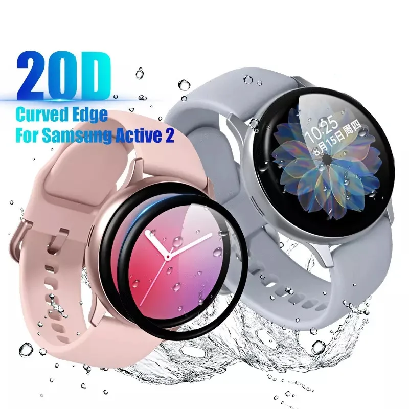 Premium HD Full-Coverage Screen Protector for Smartwatches - 20D Curved Edge, Scratch Resistant Film
