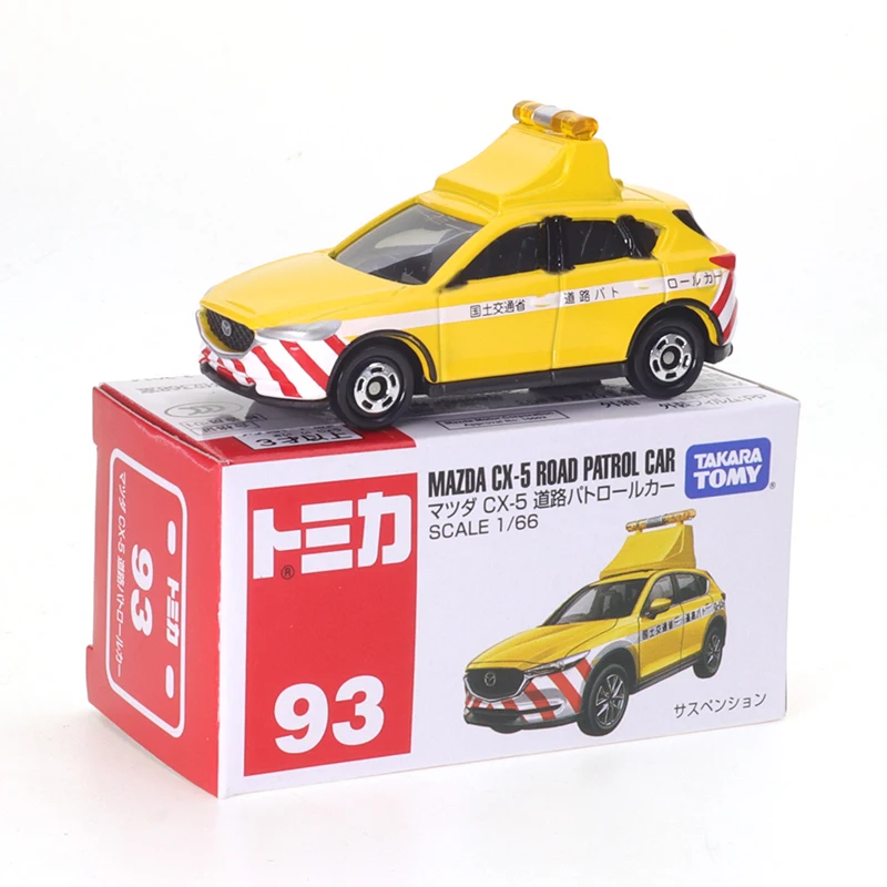 

Takara Tomy Tomica No.93 Mazda CX-5 Road Patrol Car (Box) Car Alloy Vehicle Diecast Metal Collection Car Model Toys Ornaments