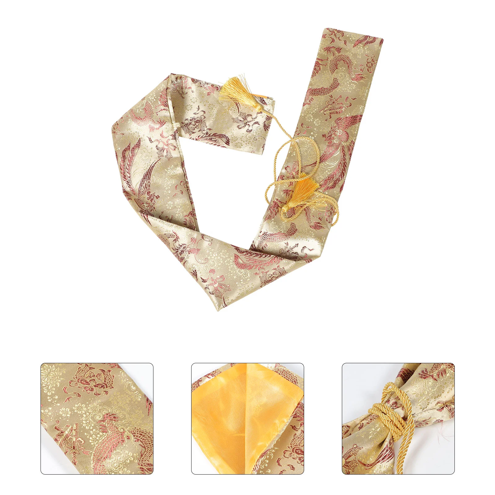 

Japanese Sword Swords Receive Bag Protective Cover Storage Pouch Outdoor Bokken Silk
