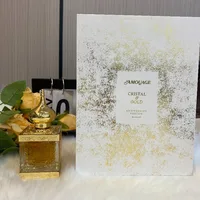 AMOUAGE 50ml Eau de Parfum Unisexe Longue Durée Ambre Floral Parfum de Luxe Chaud Crémeux Sensuel Radiant Parfum Signature 6