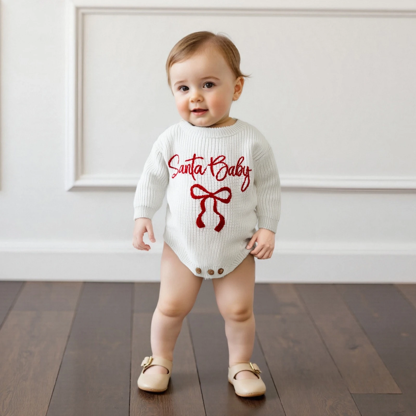Baby Clothes Baby Girl Christmas Jumper BERRIE: Baby Girl