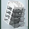 Multi-layer Desktop Drawer Case Jewelry Container Lipstick Holder Plastic Makeup Organizer Box Large Cosmetic Storage Boxes 5