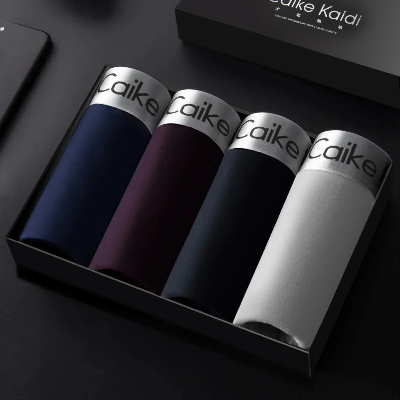 

4Pcs/Lot Men's Underwear Boxer Fashion Sexy Underwear Antibacterial Soft Comfortable Underwear Brand Boxer Shorts Men's Panties