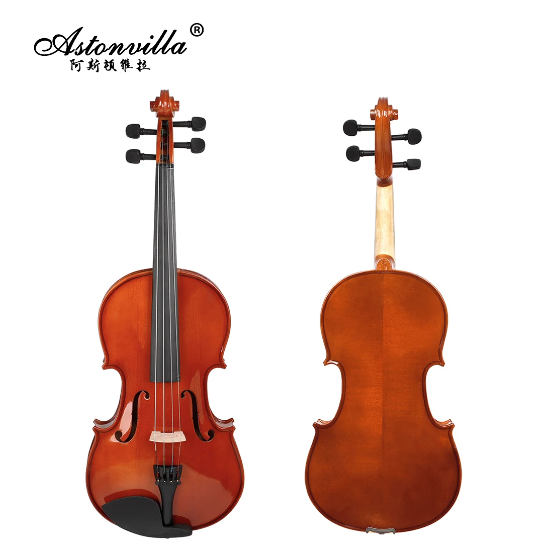 Astonvilla VA-35 4/4 Viola Spruce Panel Viola Set with Case Accessories Professional String Instrument for Performances