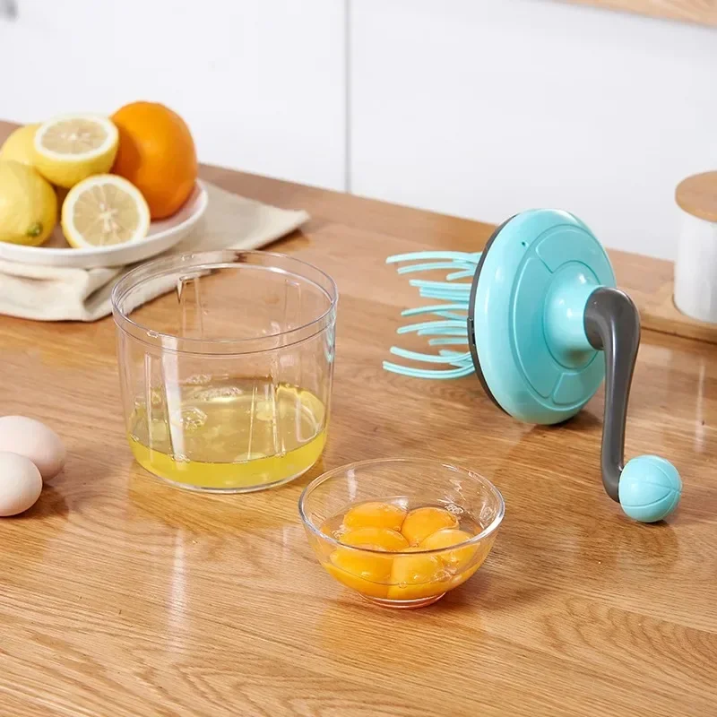 Multifunctional Manual Whisk Semi-automatic Egg White Cream Cake Egg Hand Mixer Hand Crank Beater Household Ferramentas Cocina