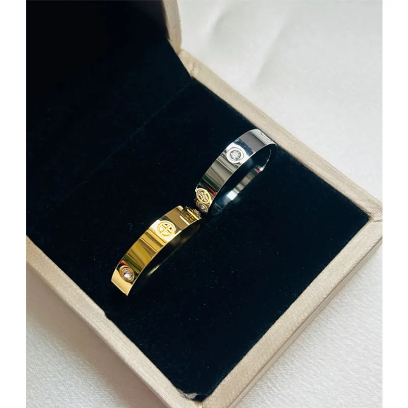 Wedding rings finger rings womens ring jewelry rings ring jewelry couple rings cross rings cross jewelry Fashion Cross With Stone Crystal Stanless Steel Ring for Girl Women Couple in Wedding Jewelry Gift