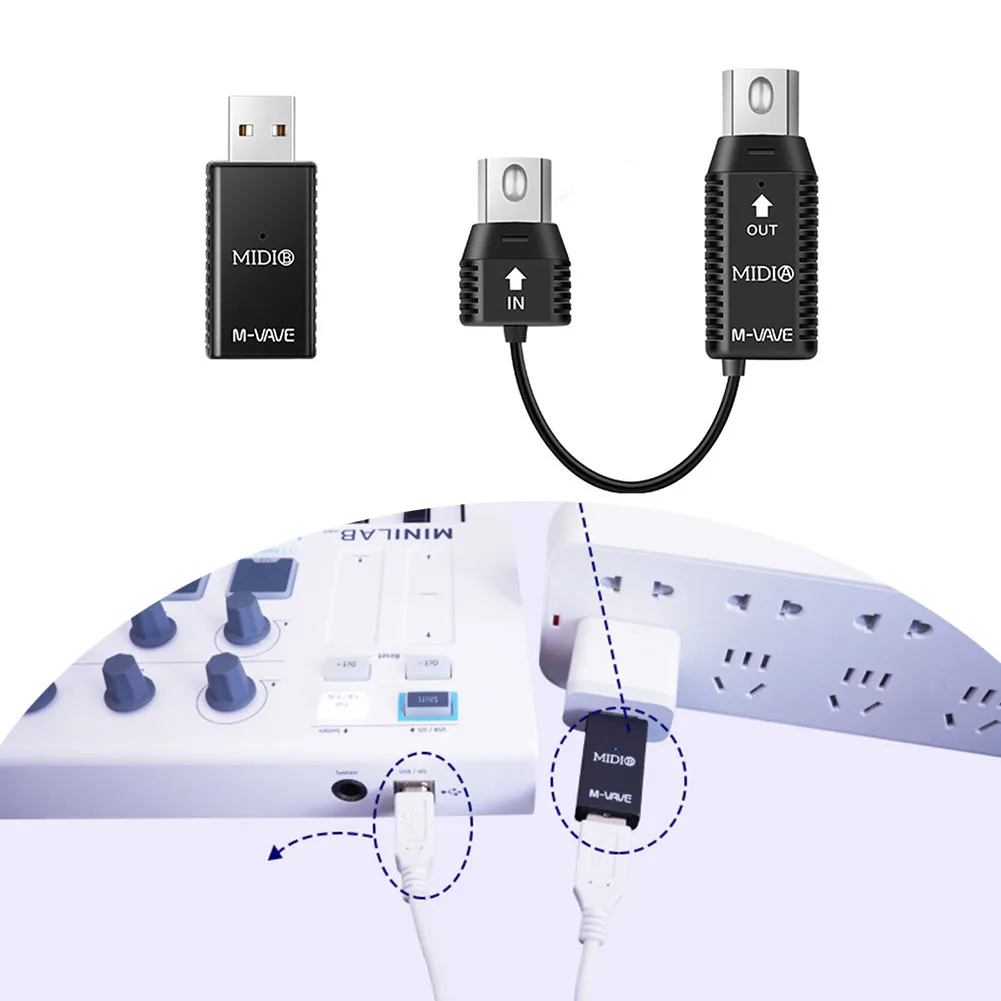 

Беспроводной 5-контактный USB-переходник для клавиатуры, встроенной аккумуляторной батареи