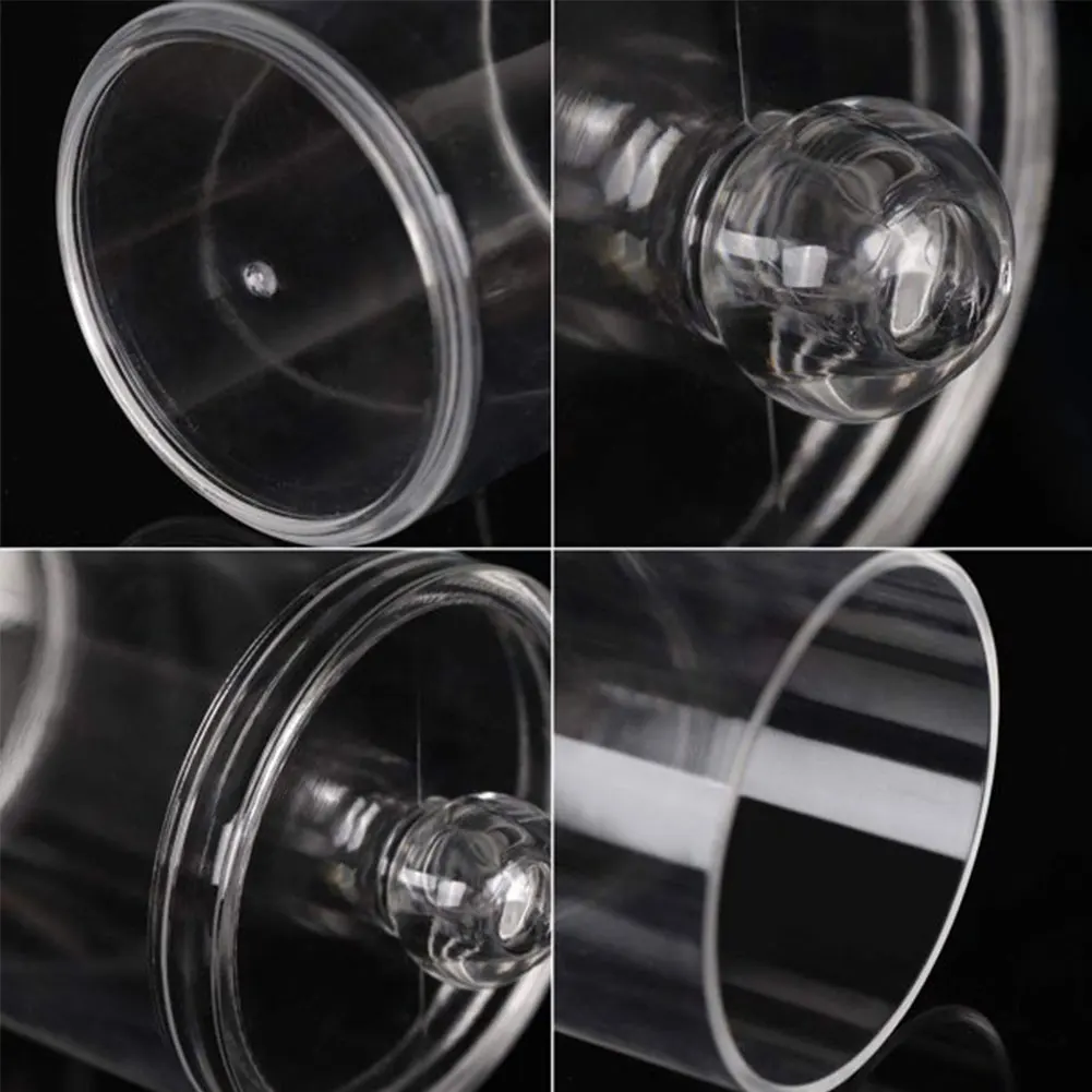 3pcs Makeup Cotton Swab Box Jar Ball Pad Clear Round Stackable Storage Holder Multi Purpose Lipstick Bathroom Storage Supplies 2
