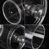 3pcs Makeup Cotton Swab Box Jar Ball Pad Clear Round Stackable Storage Holder Multi Purpose Lipstick Bathroom Storage Supplies 2