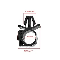 10-Pack Universal Car Wiring Harness Clips - Multifunctional Cable Fastener and Organizer (10PCs)