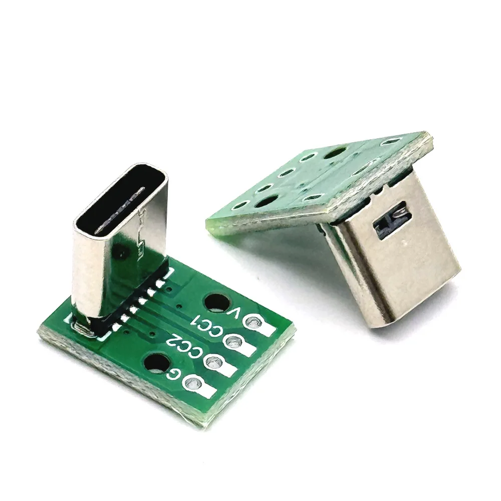 USB Connector Adapters Breakout Type C Male To Female PCB Board USB C ...