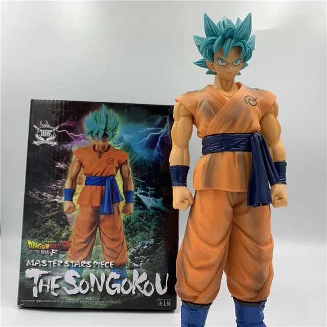 Dragon ball z cabelo azul goku figuras vegeta modelos brinquedos