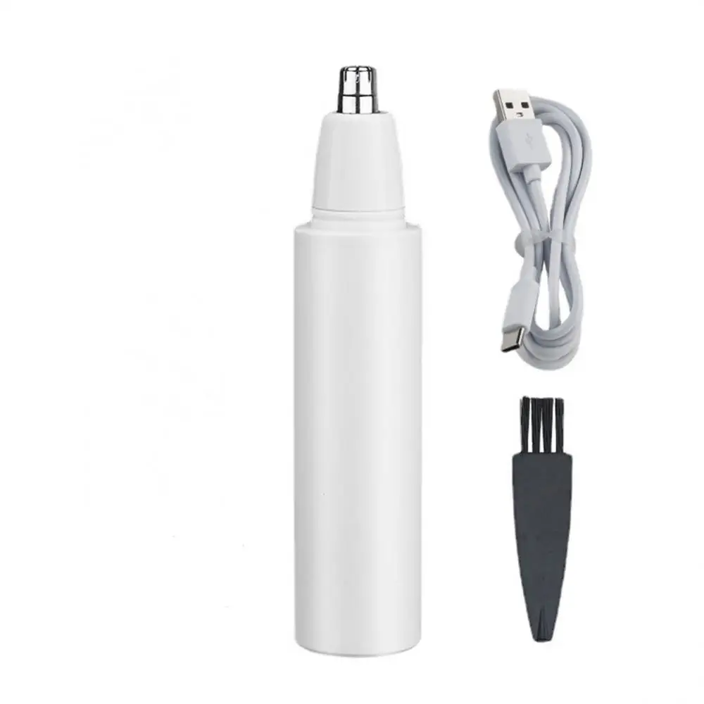 저소음 귀 코 헤어 커팅 머신, 45 분 작업 시간, USB 스마트 충전 커터, 헤드 보호 커버 디자인, 블랙