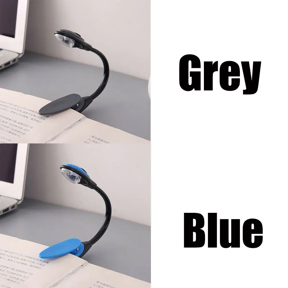 Travel Light - LED Book Light Reading Clip On Lamp Flexible Portable Desk Night