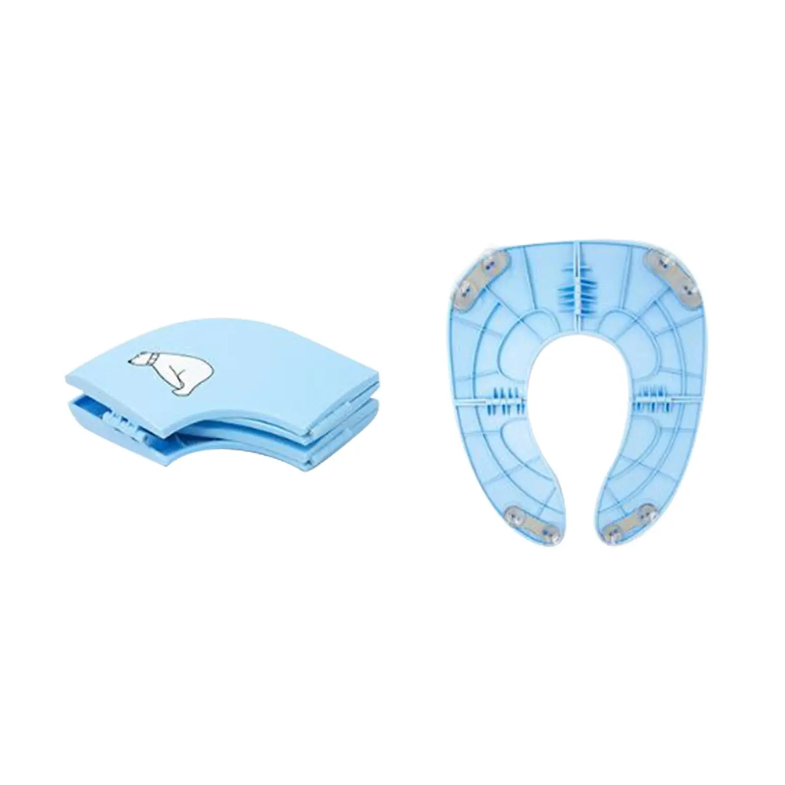 Folding Toilet Ring Non Slip Upgraded Toilet pad for Girls Baby Adults