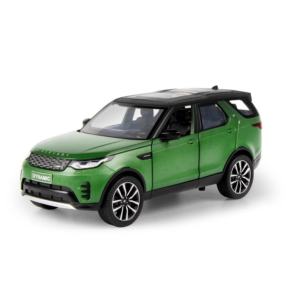 

1:24 Scale Diecast Car Land SUV Rovers Discovery R-DYNAMIC SE Metal Model With Light And Sound Pull Back Vehicle Alloy Toy