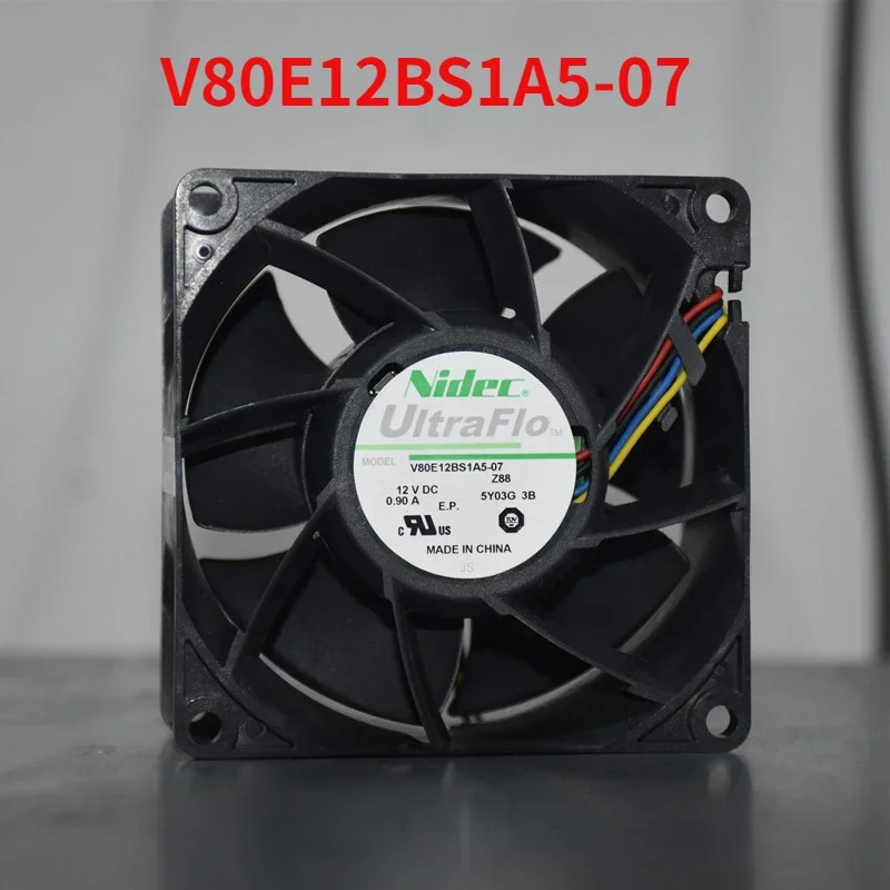 

Оригинальный V80E12BS1A5-07 12V 0,8/0.9A 80*80*38MM серверное шасси PWM охлаждающий вентилятор
