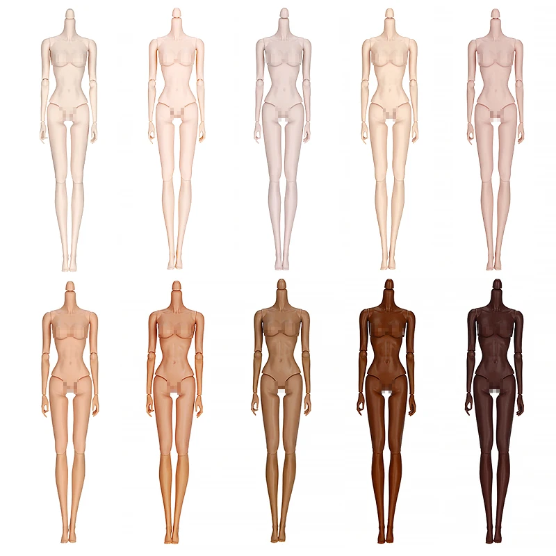 MENGF Joints Movable Doll Body Super Model Doll Body Figure FR Heads White Beige Brown Coffee 28cm Collection Toys action figures toys movable dolls mini figure toys mini dolls toys