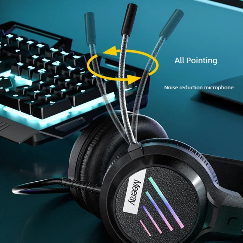 Gaming Headset 7.1 Virtual Surround Sound Headphone with Microphone Stereo headphones vibrate For PC computer Laptop