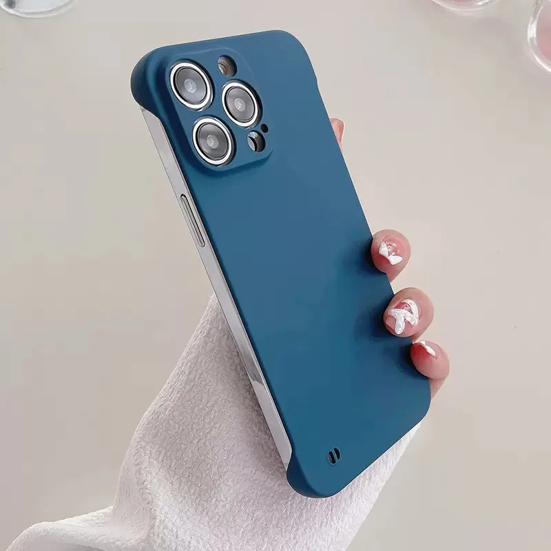 Ultra Slim Frameless Matte Phone Cover in Vibrant Colors