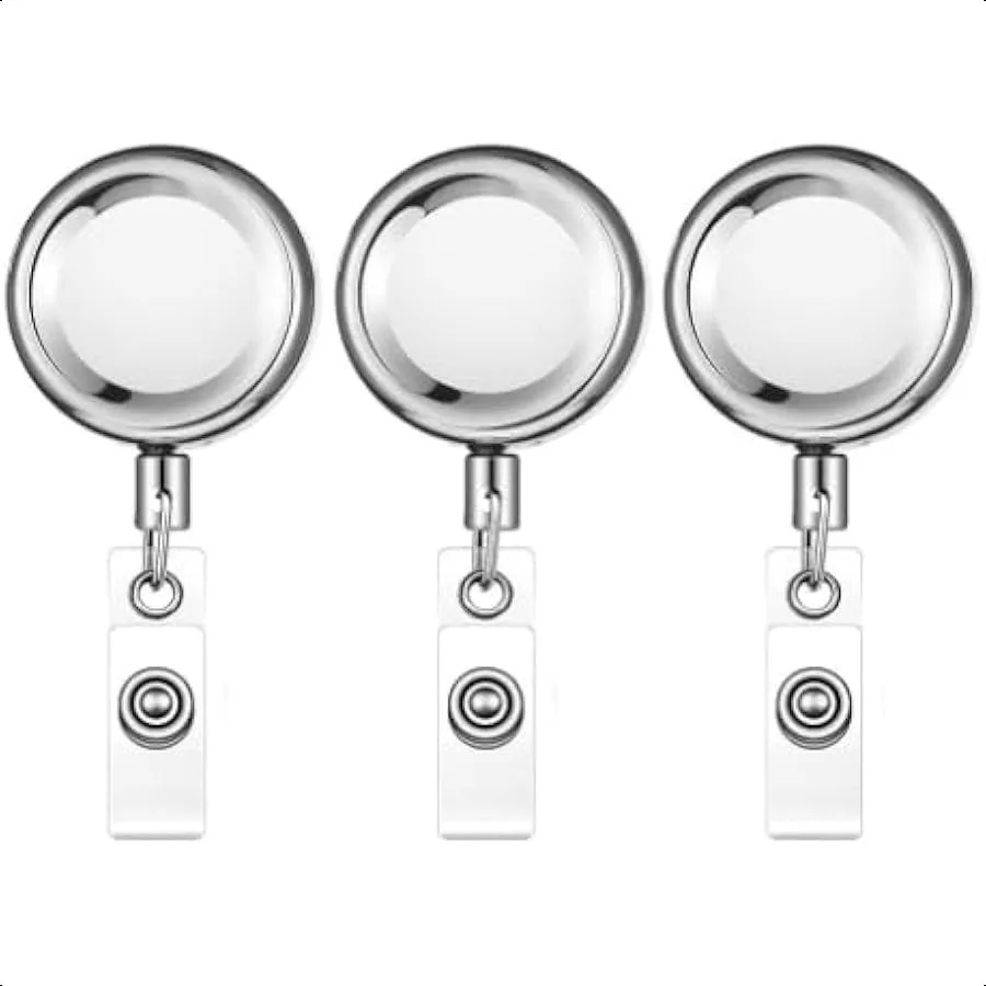 Retractable Badge Reels Heavy Duty Alligator Clip