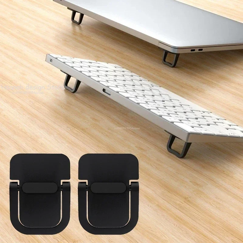 Laptop Stand Portable Cooling Bracket Game Book Support Raised Mini Invisible Keyboard Feet