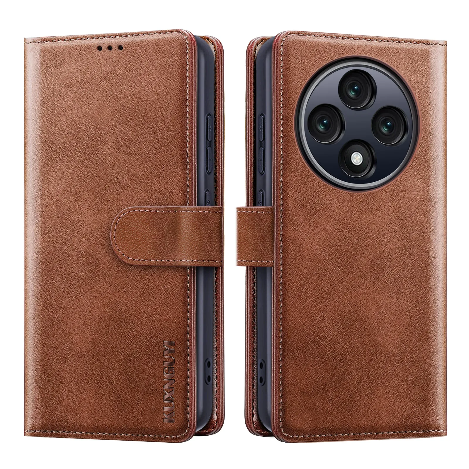 Premium Magnetic Flip Leather Wallet Case with Card Holder