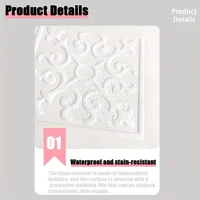 20pcs 3D Ceiling Wallpaper self adhesive wall decor Waterproof foam Design Sticker for bedroom wall sticker paper 3