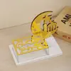 Acrylic Ramadan Candy Tray Dust-proof Hollow Design Eid Ornament Box with Electronic Candle Dessert Box For Fruits Candy Nuts 5
