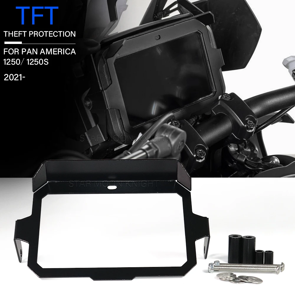 

Измерительная рамка для PAN AMERICA 1250 S PA1250S RA 1250 PAN AMERICA 1250 2021 - CNC TFT защита от кражи с солнцезащитным козырьком