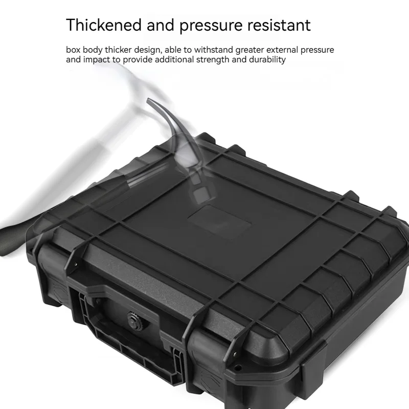 Portable Precision Instrument Safety Protection Box, Thickened Pp Material/includes Universal Cotton Multi-functional Tool Box 3