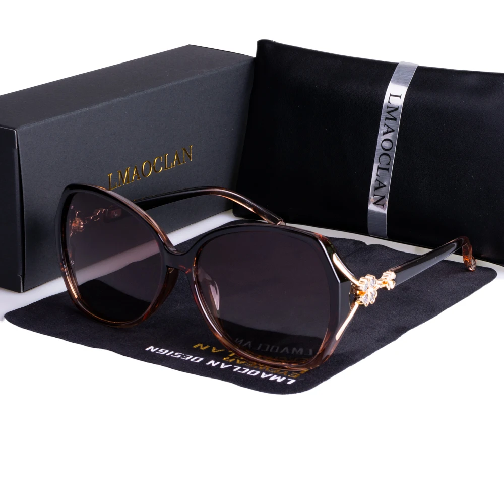 2023 Nuove Donne Occhiali Da Sole Polarizzati Luxury Fashion Ladies Vintage Brand Designer Occhiali Da Sole Femminili Oculos Gafas