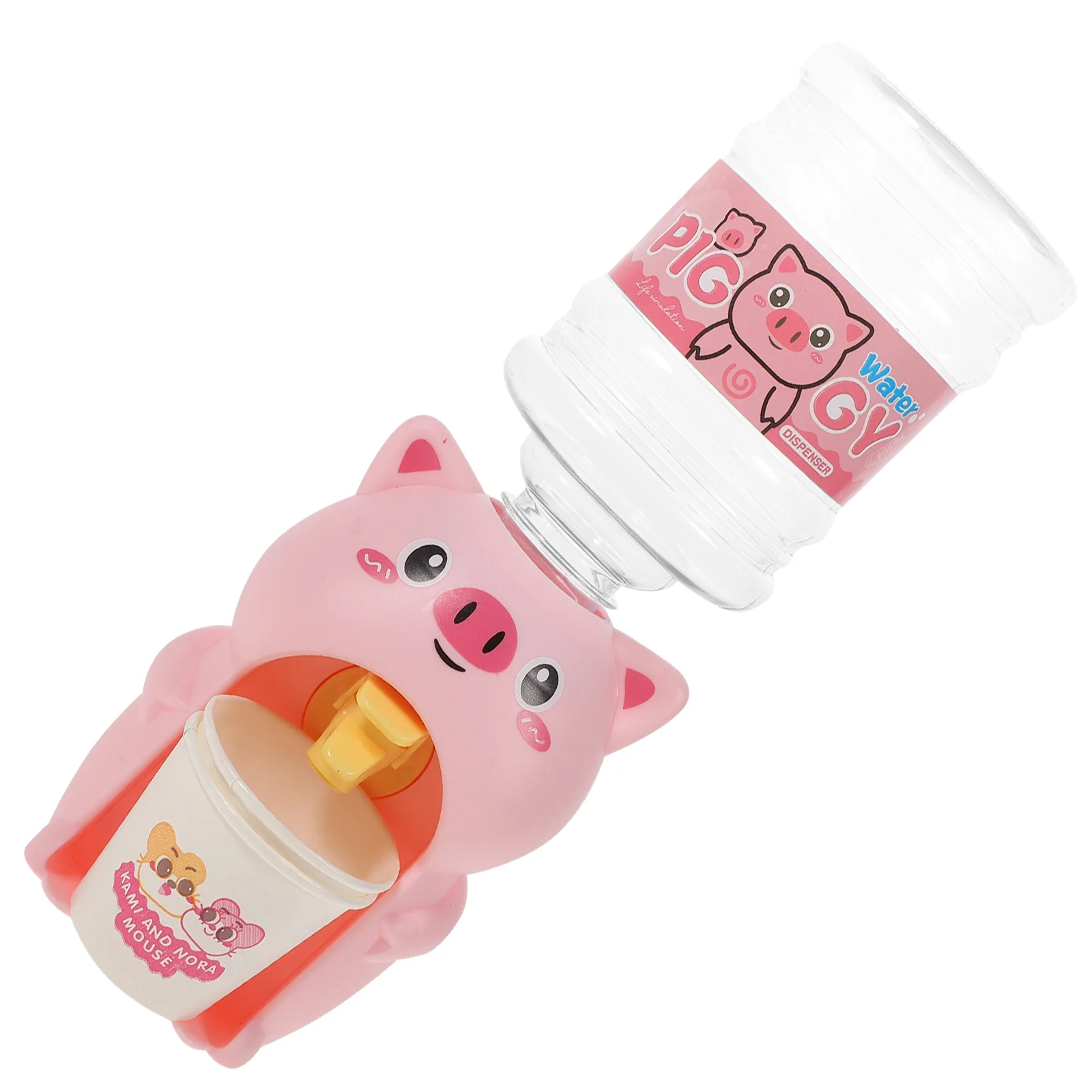 

Mini Water Dispenser Toy Cartoon Hand Press Drink Water Machine Toy Simulation Water Bottle Pump Drinking Fountain Toy For Kids