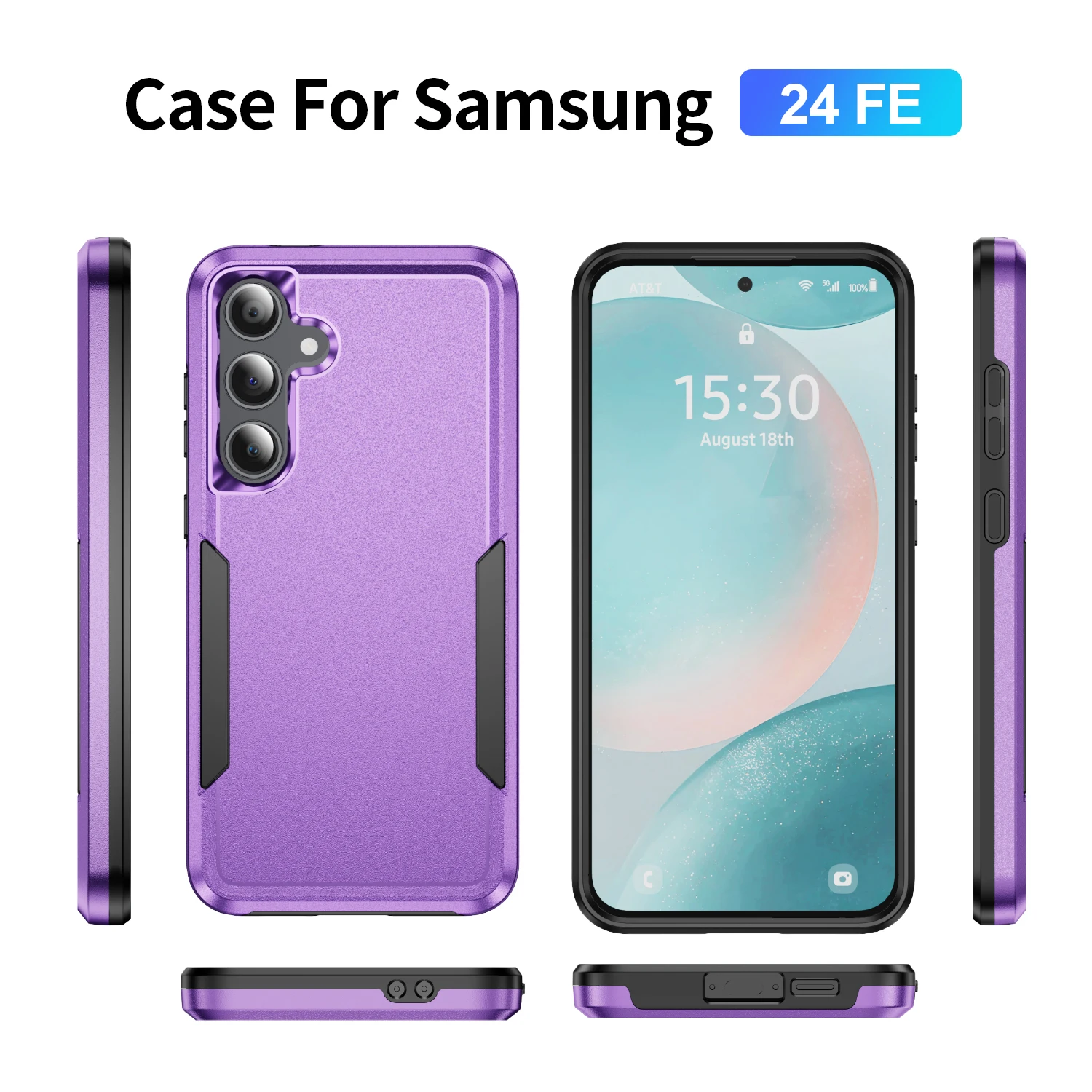 Heavy Duty Shock Absorption Full Body Protective Silicone Rubber Case