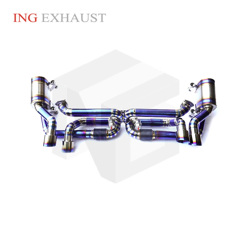 Ing New Style Performance Catback In Lega Di Titanio Per Porsche 911 991.1 Carrera Electric Valve Auto Marmitta Sistema Di Scarico