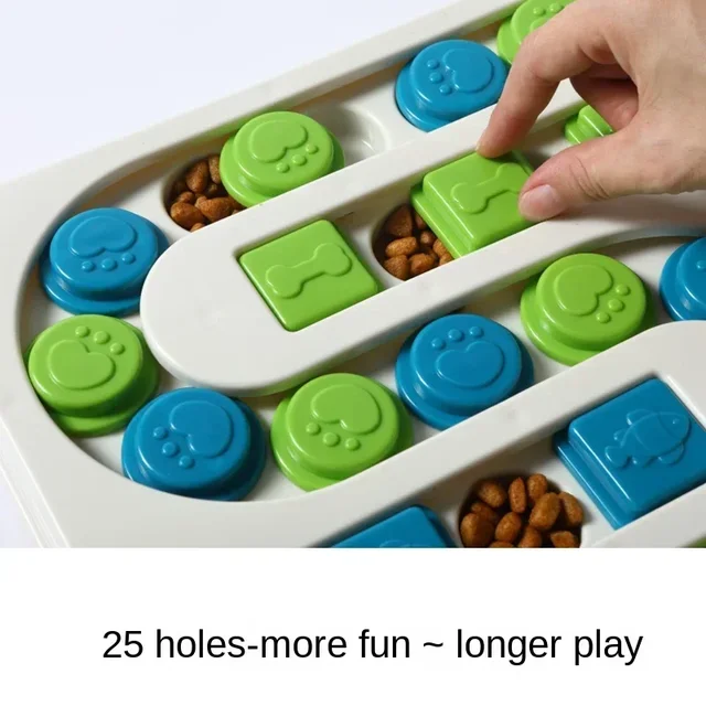 Dog Puzzle Toys Slow Feeder Interactive Increase Puppy IQ Food Dispenser Slowly Eating NonSlip Bowl Pet Cat Dogs Training Game 3