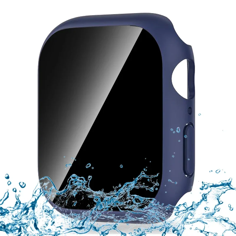 Waterproof Privacy iWatch Bumper with Anti-Peep Screen Protector Cover