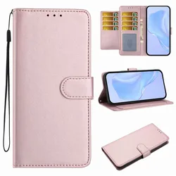 Multi - Card Slot Wallet Protective Phone Case - Edge 60Fusion 5G (Rose Gold PN)