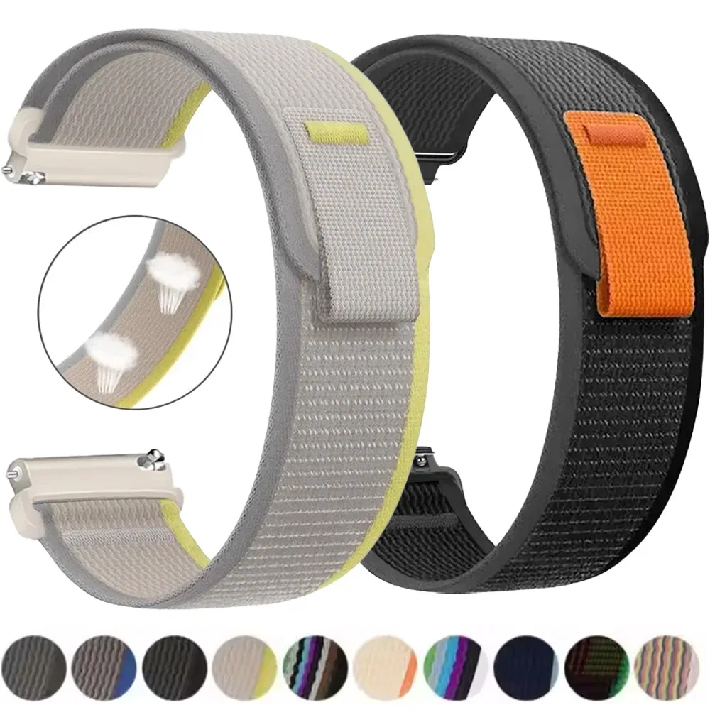 Breathable Trail Nylon Loop Strap for Smartwatches (20mm/22mm)