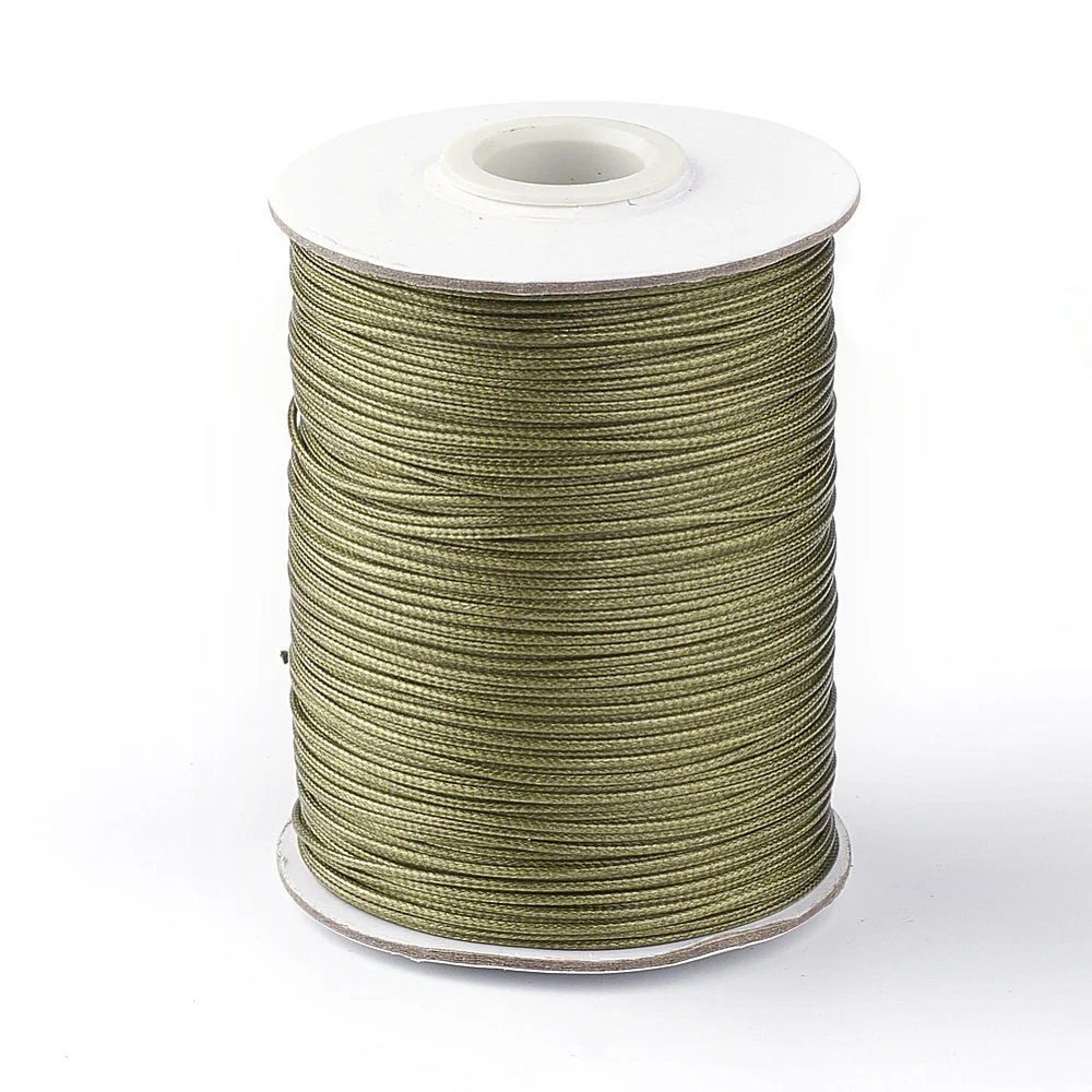 PandaHall 85 Yards/Rolle Premium Koreanische Gewachste Polyesterkordel - 1mm Dick für Schmuckherstellung, Makramee-Armbänder & DIY-Bastelprojekte – Detail 21