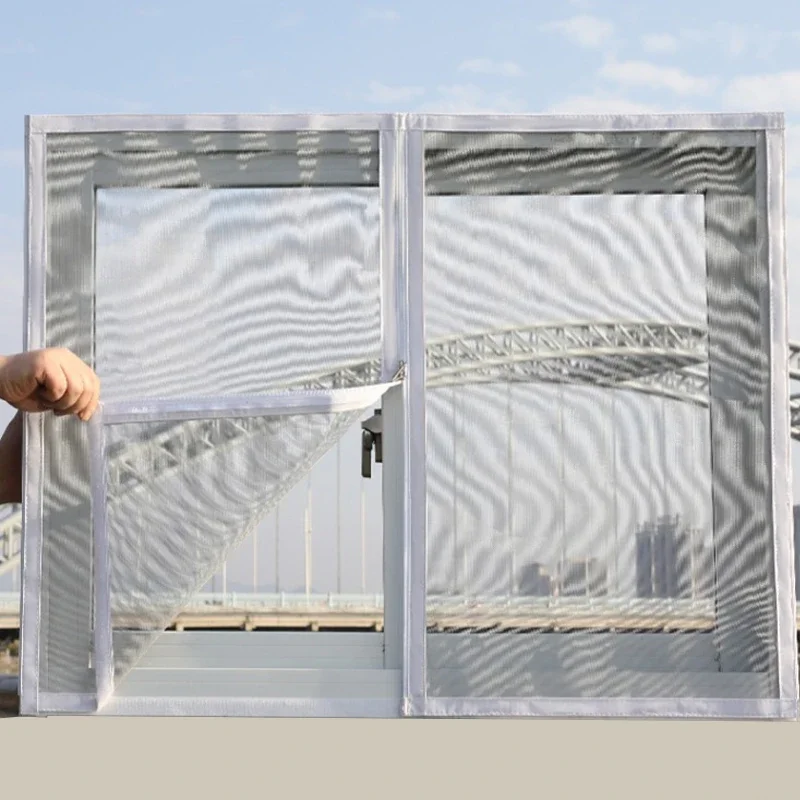 Mosquito Net Self-adhesive Zipper Anti-mosquito Window Screen Can Be Customized